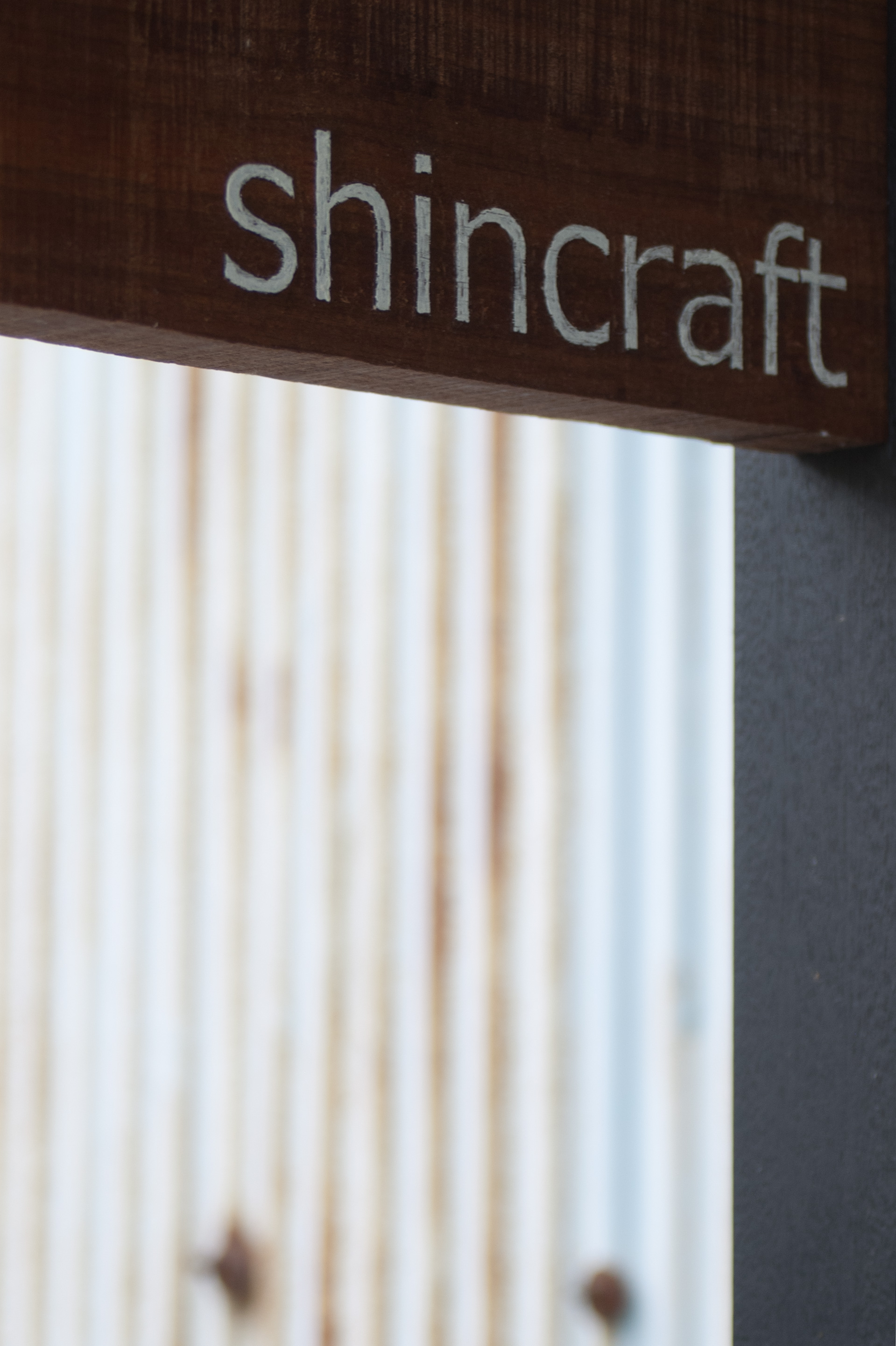 workshop sign